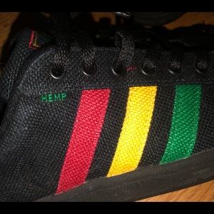 Adidas Original Superstar II 2.0 Rasta Hemp G65535 Men’s 8 Bob Marley Shoe RARE